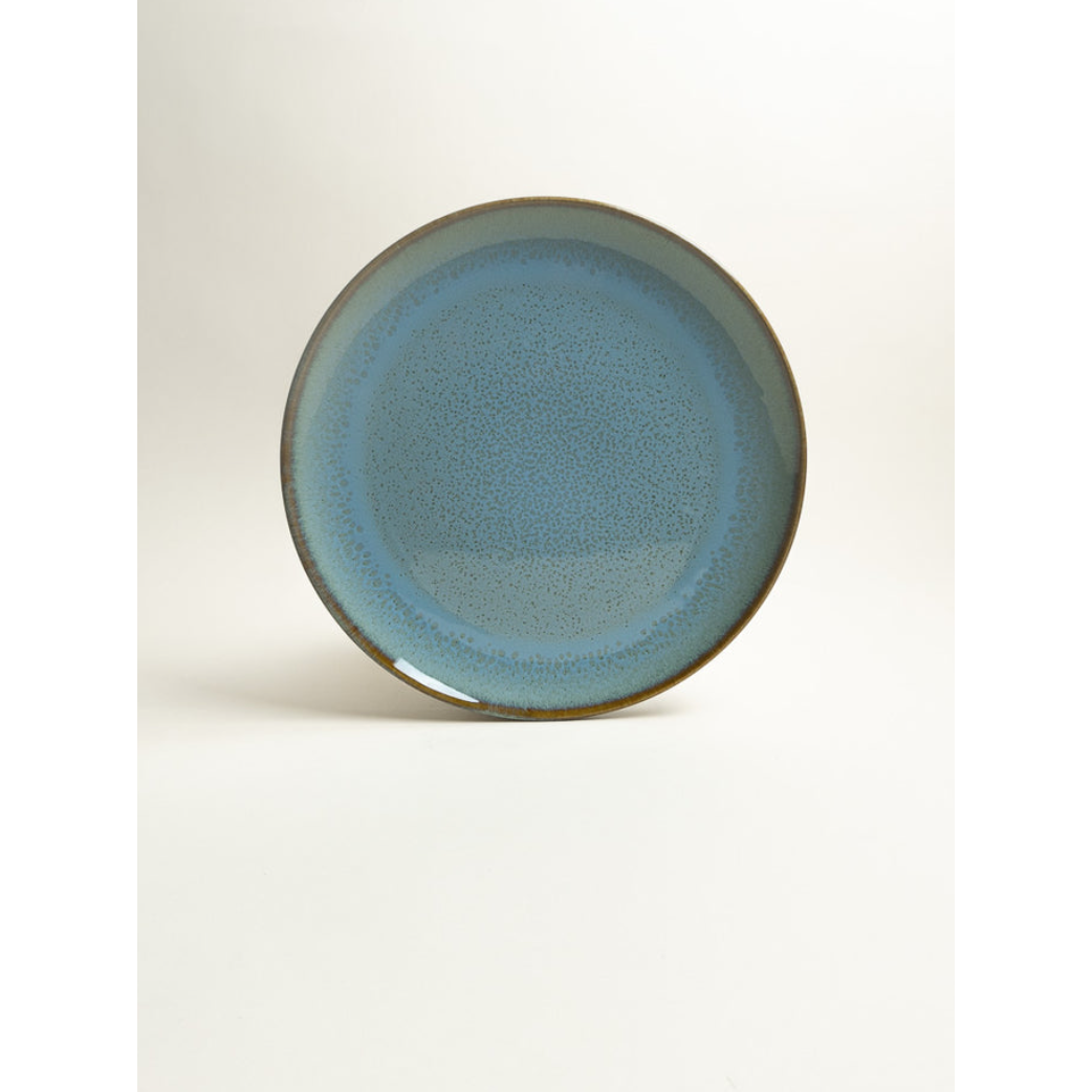 Evora dinner plate blue x 6