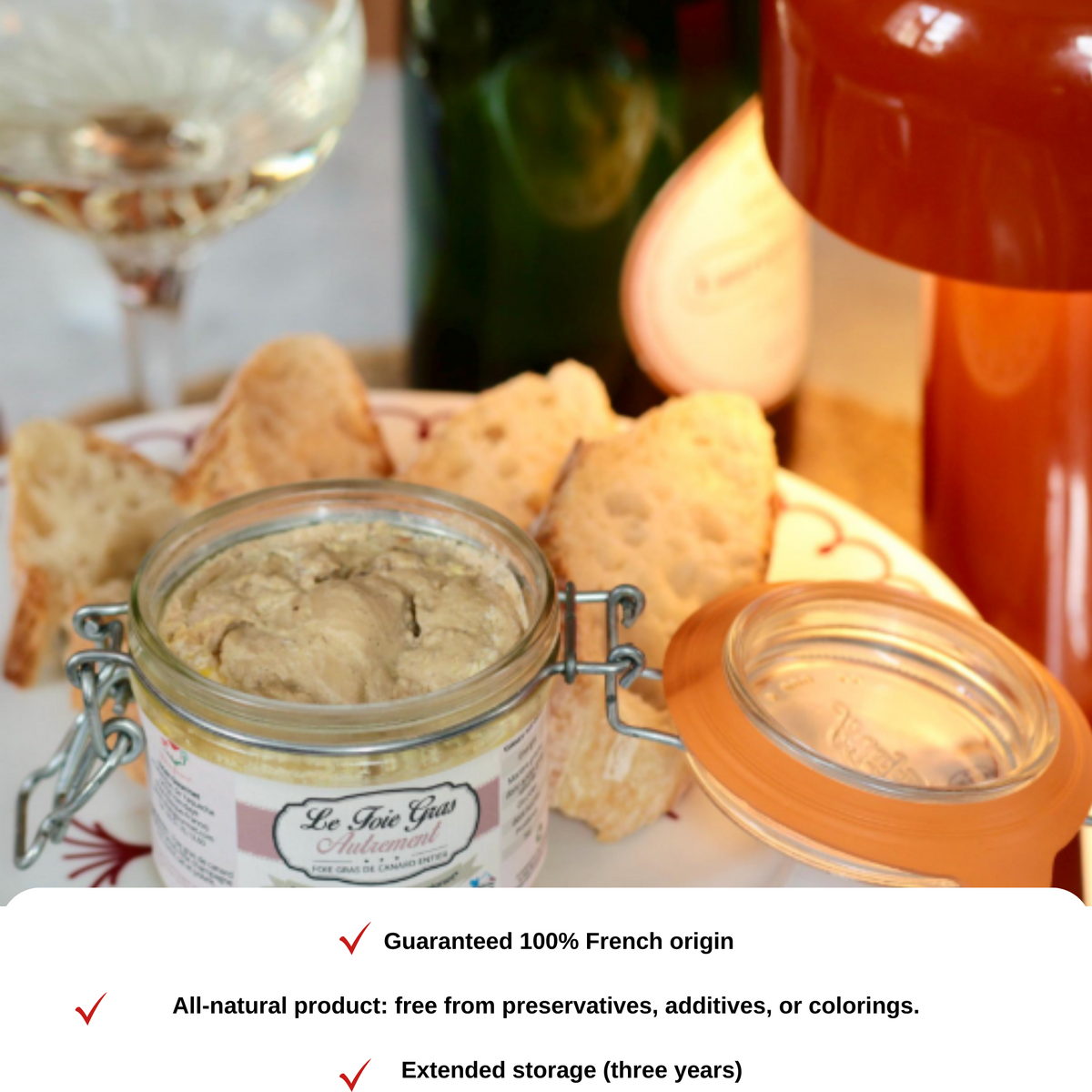 Hele foie gras met fijne champagne