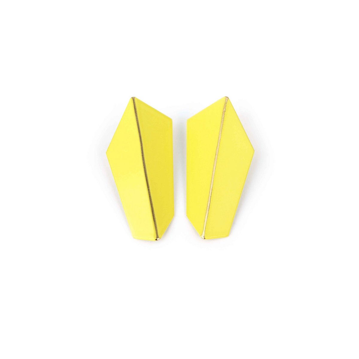 Boucles d'Oreilles Pliées Verticales
