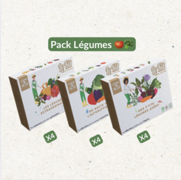 Gartenkits - Weihnachtsgeschenkschrank Weihnachten - P'tits Aperitif Gemüse - Außergewöhnliches Gemüse - auf dem Weg zur Selbst -Suffizienz - DIY