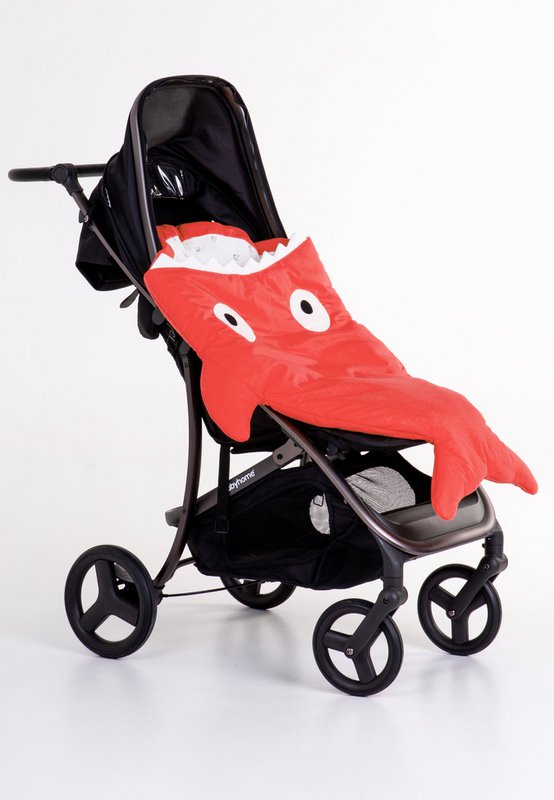 Rød Baby Shark Sack - Sharky Multicolor