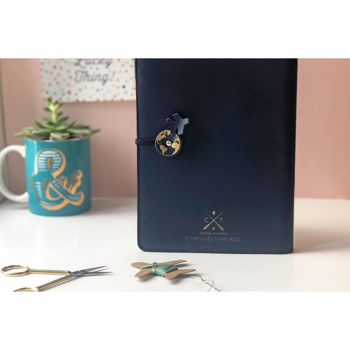 Cahier de voyage Stitch Navy