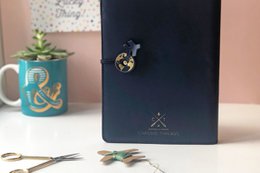 Stitch Travel Notebook Navy