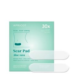 Apricot scar pads with aloe vera, 30 treatments, for belly scar treatment.