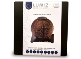 Lumiz metal plate - 20 cm - black