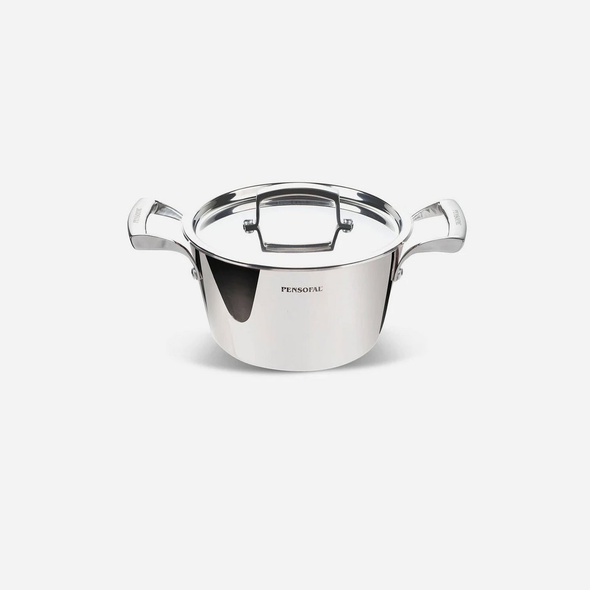 Royal-Saucepan 2 handles stainless steel lid