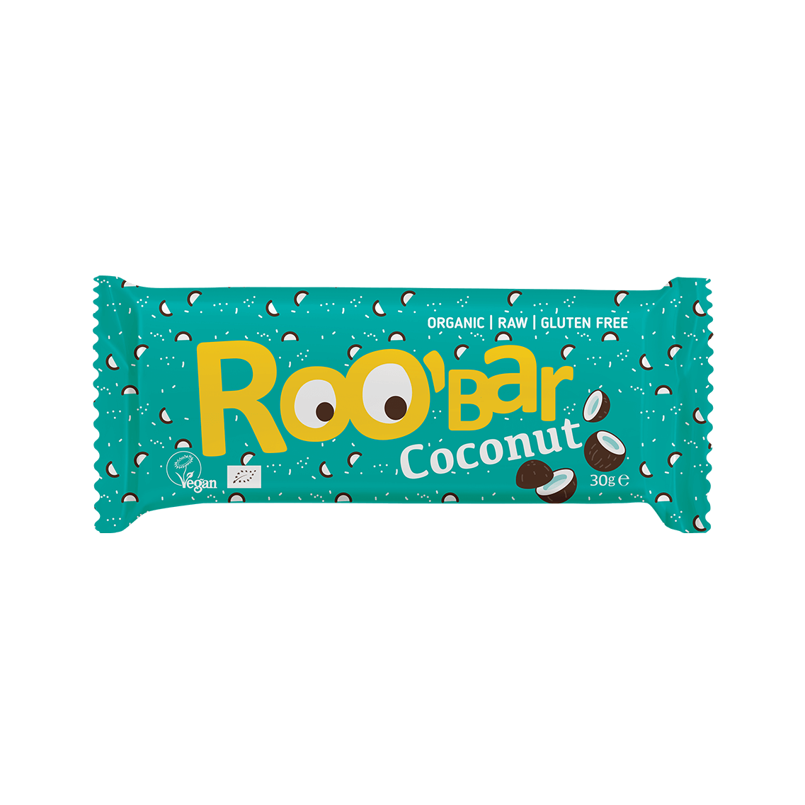 Chia & Coconut Bar, organic, Roobar, 30g