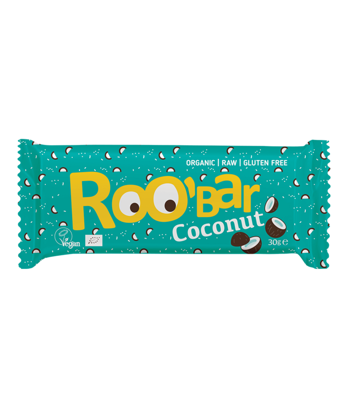 Chia & Coconut Bar, organic, Roobar, 30g