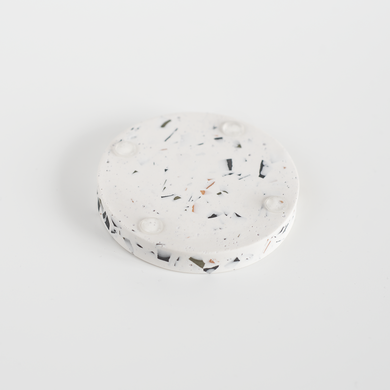 Jesmonite Terrazzo Round Trinket Tray