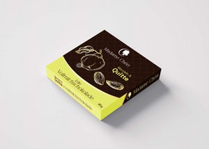 Kweepeer & Amandelen Volle Melk 85g