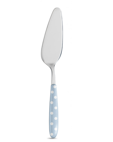Tortenheber Pastellblau mit Punkten 25 cm Isabelle Rose