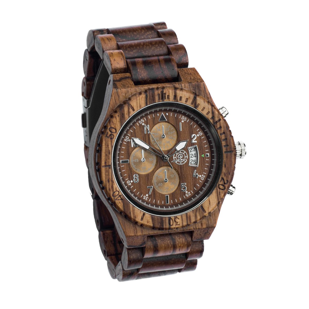 Greenwatch | Timer | Holzuhr Unisex | Zebrano