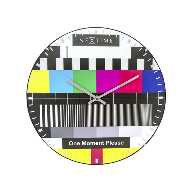 Horloge murale NeXtime Testpage Dôme 35 cm