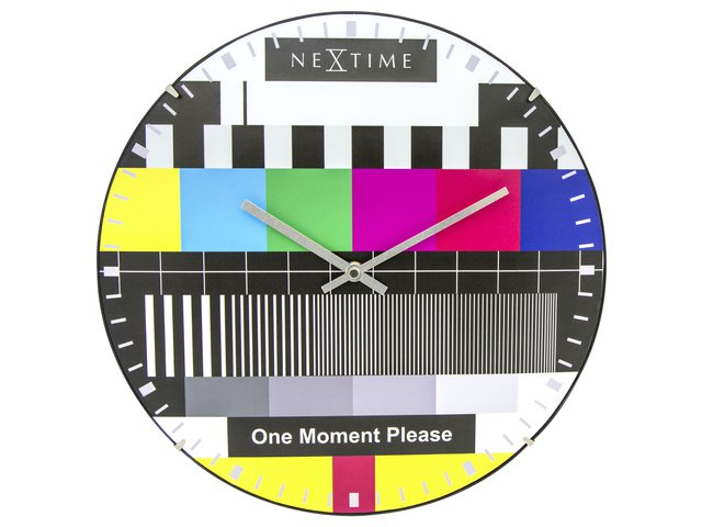 Wanduhr NeXtime Testpage Dome 35 cm