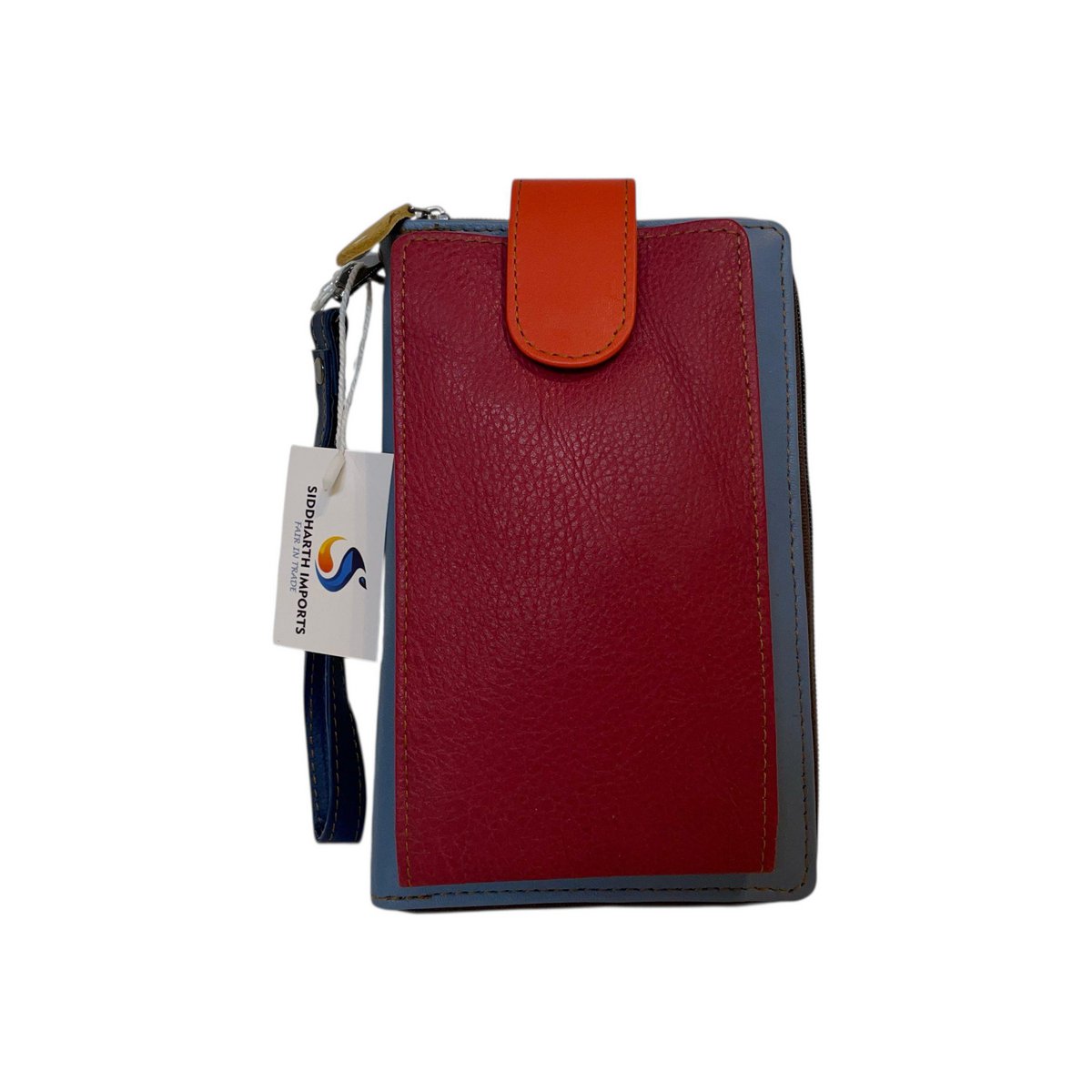 Fair Trade and Sustainable Leather Mobile Bag 66