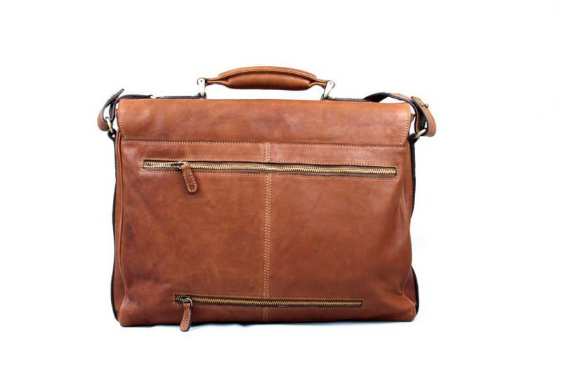 Leather briefcase 39 cm lenght x 30 cm height