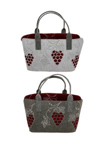 Felt bag wine laser VE 2 so