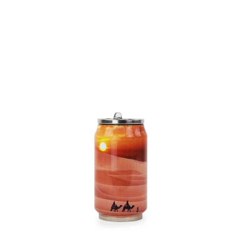 Isotherm tin can with DESERT pattern 280 ML