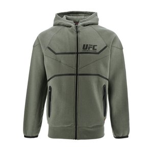 UFC Sweat à Capuche Homme Kaki – UFC Lifestyle 2025/2026 – Hoodie Sport & Décontracté – Du S au XXL