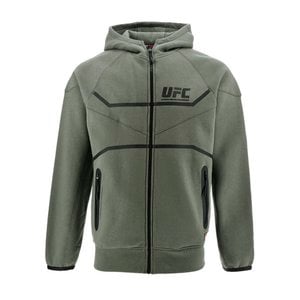 UFC Sweat à Capuche Homme Kaki – UFC Lifestyle 2025/2026 – Hoodie Sport & Décontracté – Du S au XXL