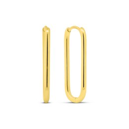CO88 Collection - 8CE-70575 - Ståløreringe - Øreringe - Ovale - 13x28mm - Guldfarvet
