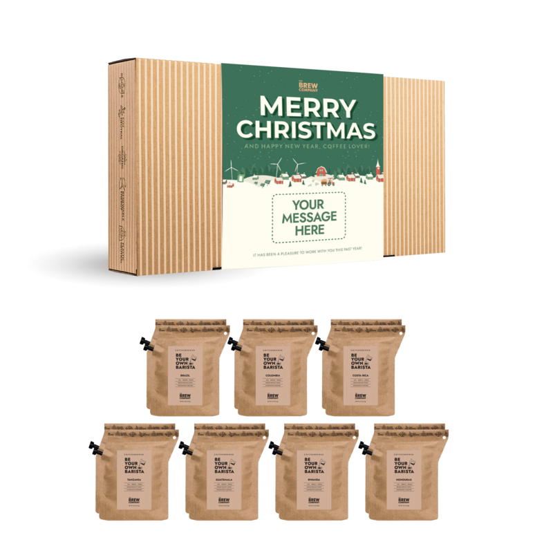 Merry Christmas Coffee Gift Box Custom