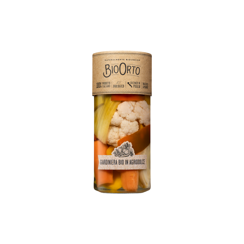 Biologische zoetzure Giardiniera