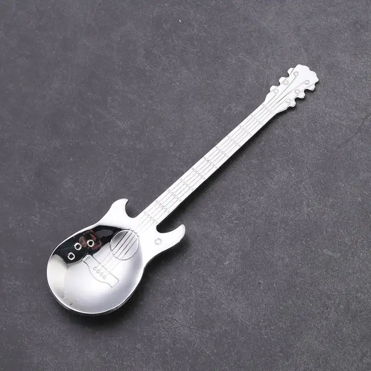 Löffel „Gitarre“ – Für Tee, Kaffee oder Desserts – 4 Farben erhältlich