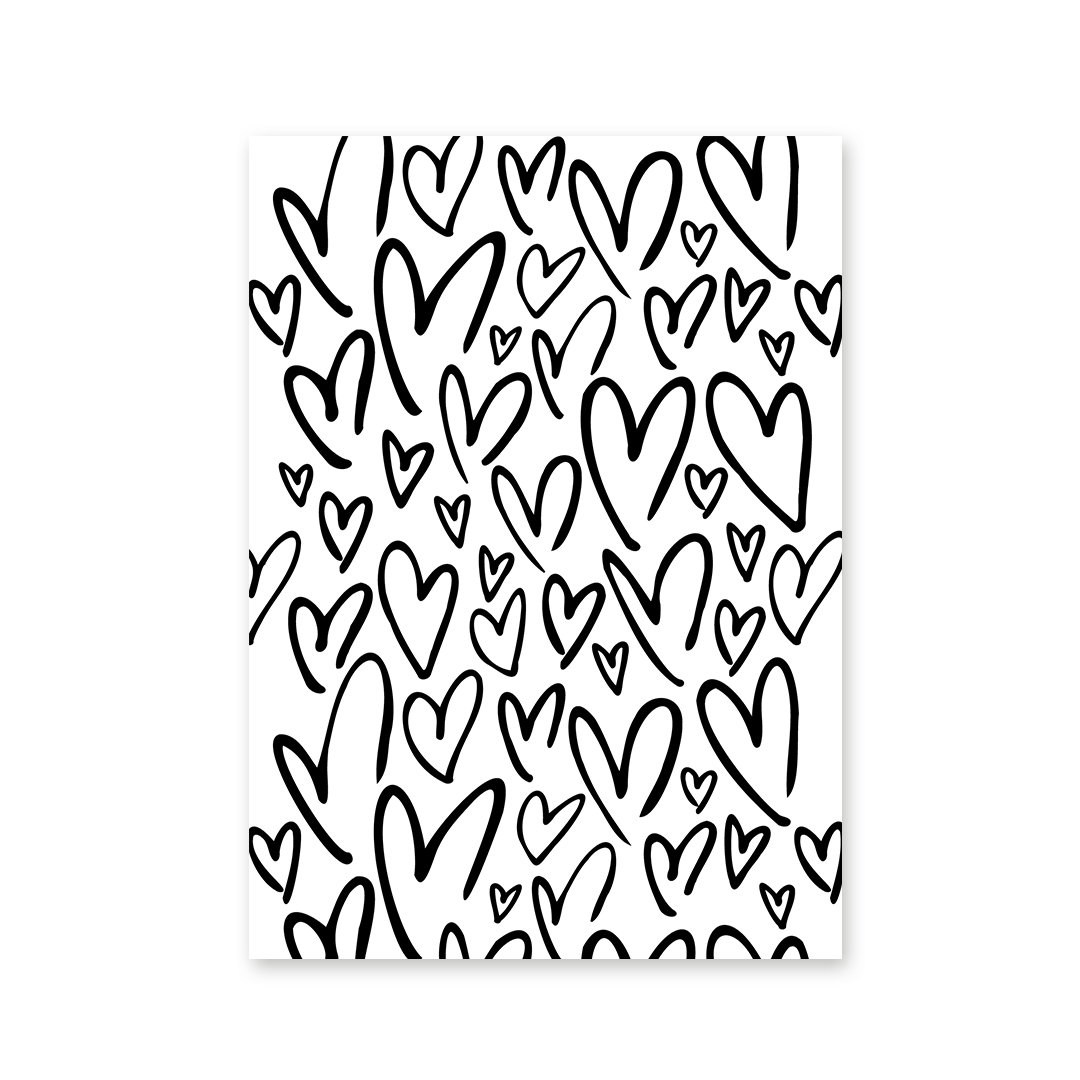 Card heart pattern
