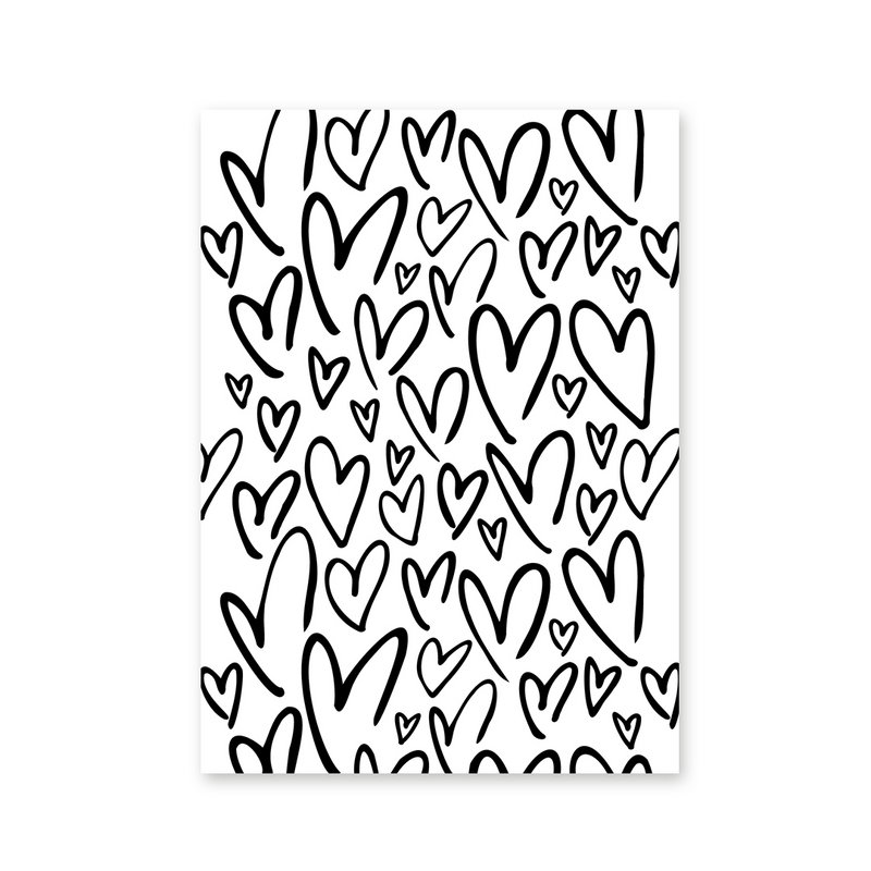 Card heart pattern