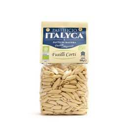 FUSILLI 500G KORT ØKOLOGISK HÅNDVÆRDIG PASTA 100% ITALIEN