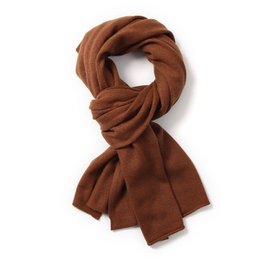 Løs kant - 100% ren cashmere strikket indpakning tørklæde, 60*180 cm
