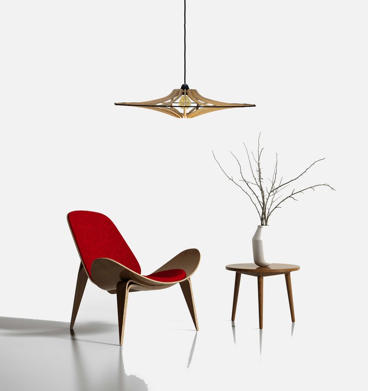 Ophæng Design bois D65cm SANGING BRUT