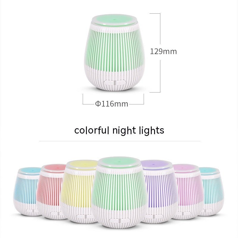 Diffusore di aromi ad ultrasuoni con lampada colorata per umidificatore per aromaterapia USB creativo
