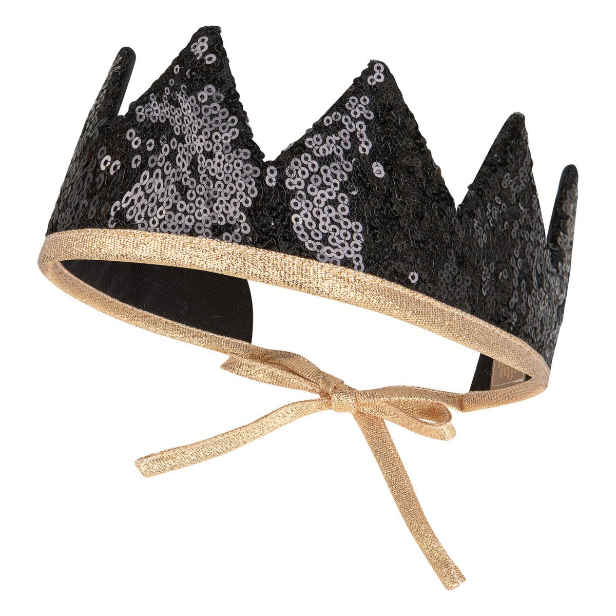 “Black Sequins” Fairy-tale Crown and Wand Magic Set