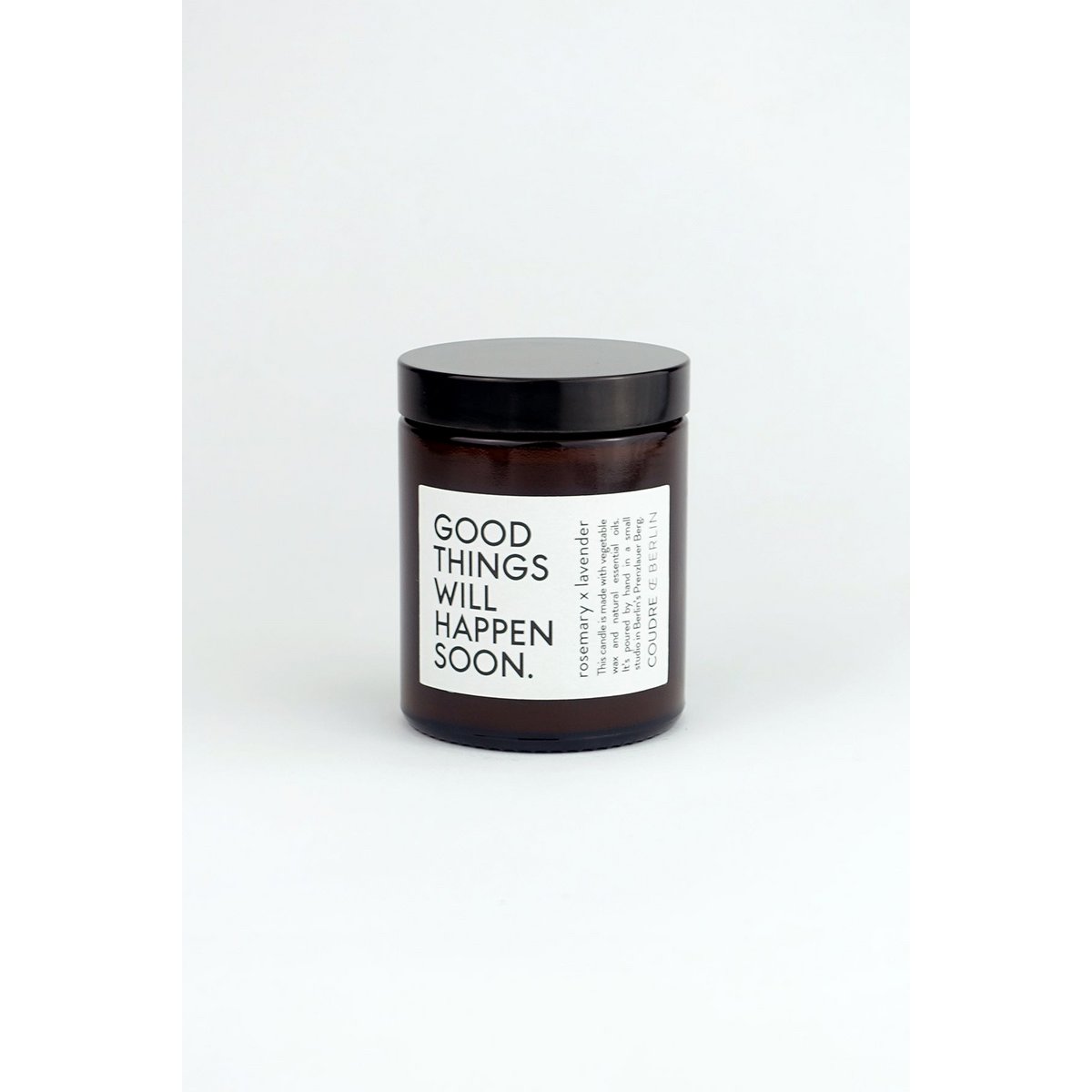 Good things ... Candle rosemary x lavender / ESSENTIALS scented candle