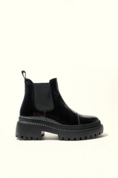 MACU BLACK – Stiefeletten aus Lackleder mit extra leichter Sohle