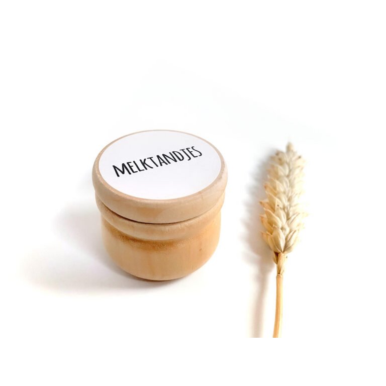 Storage box milk teeth | White