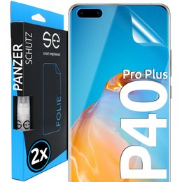Protective film for Huawei P40 Pro Plus smartphone, clear and durable, designed to shield the device from scratches and damage.