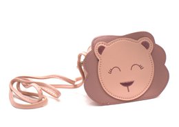 Children's shoulder bag - Meera the little lion Pink
