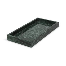Marble tray tray 15x30cm green