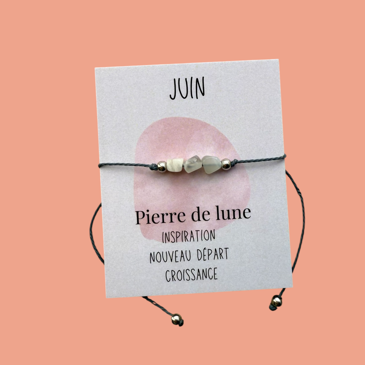 June moonstone bracelet