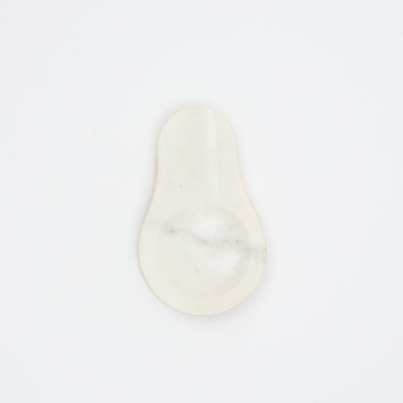Witte marmeren lepelhouder – elegant en duurzaam ontwerp