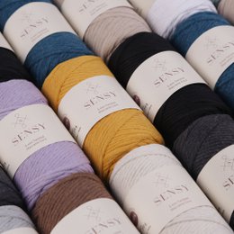Sensy Premium 3 mm - 109 iarde Cavo macramè a filo singolo in cotone riciclato al 100%