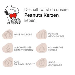 Duftlys Peanuts Bye Bye - 250g