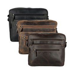 Sac à bandoulière Arrigo pour dames - Cognac Buffaloer Crossbody Bag