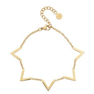 Queen V Anklet Gold