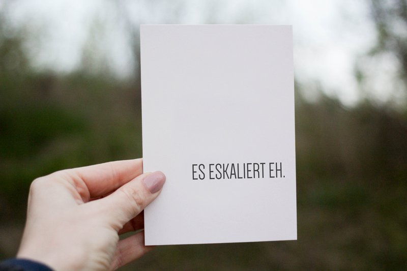 Cela dégénère de toute façon.
