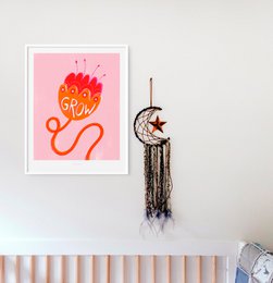 Grow wall art print
