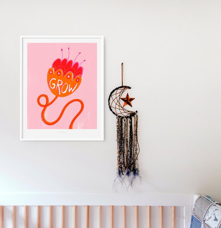 Grow wall art print